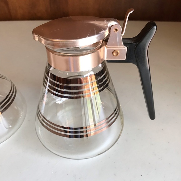 Vintage 1950’s Inland Glass Works Waffle Set Twin Warmer Stand & Sunbeam Servers - Picture 3 of 7